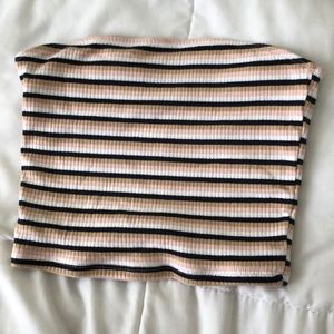 Hollister Striped Tube Top